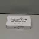 WiFi Extender, WiFi Extender Signal Booster Dual-Band(5.8G&2.4G) Wireless Repeater Coverage to 12880 sq. ft & 105 Devices, 1-Tap Setup, Supports Ethernet Port, Faster Speed