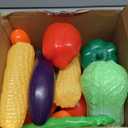 20 Pieces Play Vegetables Playset - Life-Sized Toy Food for Kids Kitchen, Healthy Farmer's Market Grocery Pretend Play Plastic Toy Set for Toddlers