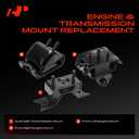 A-Premium 3PCS Engine Motor Mount and Transmission Mount Set Compatible with Ford Explorer 2006-2010, Explorer Sport Trac 2007-2010 & Mercury Mountaineer 2006-2010, Automatic Transmission, RWD