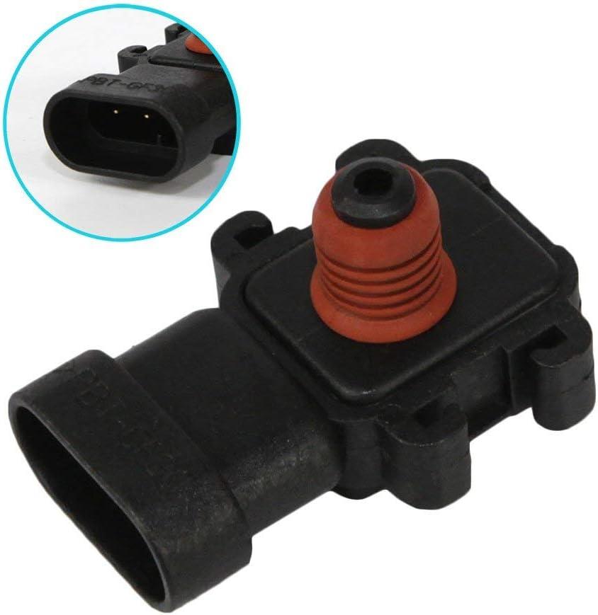 Map Sensor 213-4434 16187556 213-796 16249939 12614973 16187556 SU1078 Fit for Chevy Impala Tahoe Buick Lesabre Cadillac GMC Sonoma Yukon GM Grand Prix Lucerne 2134434 213796