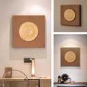 3D Textured Wall decor brown geometric sandstone texture images,16x16Inch
