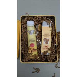 Burt's Bees Valentine's Day Gifts Ideas  Classics Set, 6 Products in Giftable Tin, Cuticle Cream, Hand Salve, Lip Balm, ResQ Ointment, Hand Repair and Foot Cream