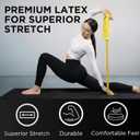 THERABAND Resistance Bands Set, Beginner Kit, Yellow, Red, Green, Latex Elastic Bands for Exercise & Physical Therapy, Strength Training for Upper & Lower Body Fitness
