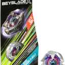 Beyblade X Keel Shark 3-60LF Booster Pack Set with Attack Type Right-Spinning Top; Battling Top Toys for 8 Year Old Boys and Girls