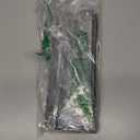 2 Pack Tumbler Lid Organizer, Horizontal Tumbler Lid Storage Hook to Hold Up 20 Lids, Space Saving Cup Lid Holders Under Cabinet Tumbler Lid Hook for Kitchen Organizer, Paper Towel Rack Hanger (Black)