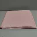 Laolitou Spring Table Cloth (Fits 4 Foot Table) Rectangle Linen Waterproof Textured Light Pink Tablecloth, Washable Wrinkle Free Spill Proof Fabric Tablecloths for Dining Table Farmhouse, 52x70 Inch