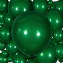 300 Pcs Latex Balloons Different Sizes 5/10/12/18 Inch Party Anniversary Balloons Bulk for Birthday Wedding Baby Shower Party Decoration(Dark Green)