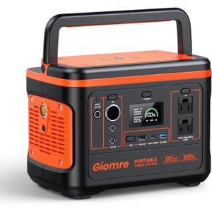 Portable Power Station, 297Wh Backup Lithium Battery Generator with 600W AC Output and 120W Fast Charging, Solar Generator for Outdoors Camping, Travel Emergency, Home Blackout