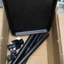 Salon Tray on Wheels, Metal Feet Salon Tray Cart, Salon Rolling Tray with Adjustable Height, Dentist Tray, Tattoo Tray for Salon and SPA Use (Dark Black)