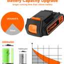 20V MAX 2.0Ah Lithium-Ion Battery, Compatible with Black and Decker LBXR20 LBX20 LBXR20-OPE LBX4020 LBXR2020 LB20 LBXR20BT for Cordless Power Tools