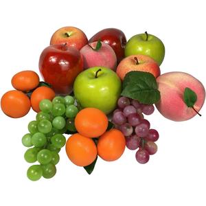 Artificial Fruit Fake Simulation Fruit for Home Kitchen Party Photography Prop Wedding Decoration (12Pcs Mix)