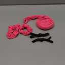 Heatless Curling Rod Set - Overnight Headband Kit for Easy Effortless Curls, Hair Curlers to Sleep In, No Heat Styling (Neon Pink)