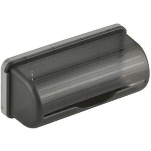 Plastic Trash Bags Storage Box, 18x8x7.2cm Garbage Bag Roll Dispenser, Wall Mounted Self-adhesive Grocery Bag Holder for Kitchen Bathroom