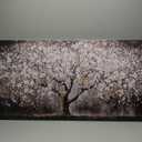 SDYA Plant Wall Pictures Large Neutral Canvas Paintings Black and White Hanging Art 24"x48" BedRoom Wall Decoration Farmhouse Kitchen Decor