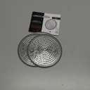 LEKEYE Shower Hair Catcher Drain Protector Strainer-Steel & Silicone 2 Pack