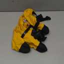 Dog Paw Boots Leggings Waterproof, Suspender Booties for Dogs Anti-Slip, Pet Paws Protector Dirty-Proof,Dog Snow Pants Shoes for Outdoor Walking Running Hiking Winter Pants Boots (M, Yellow)