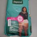 Depend Fresh Protection Adult Diapers, Incontinence & Postpartum Bladder Leak Underwear for Women, Disposable, Maximum, Large, Blush, 28 Count