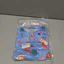 Men's Hawaiian Shirt Funky Blue Beach Printed Tropical Beach Shirt Casual Button Down Short Sleeve Floral Shirts Tops