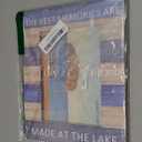 Lake House Gifts Picture Frame 5x7, Lake House Decor Photo Frame, Birthday Gifts for Lake Lover Women Men, The Best Memories are Made at the Lake Wooden Picture Photo Frames for Desk Home Room Decor