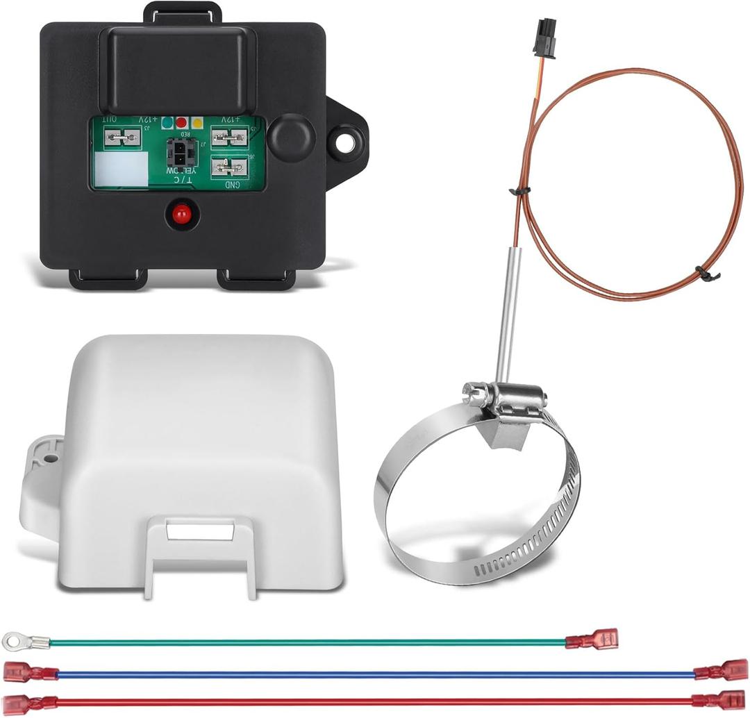 Upgraded 637360 Temp Monitor Control Kit, Replace 634677 634678, Compatible with Norcold 2118, 1200, 1201, 1210, 1211 Series, 637360 RV Refrigerator Cooling Unit Temperature Monitor Control Kit