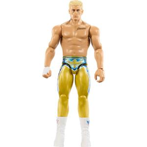 Mattel WWE Cody Rhodes Action Figure, Main Event Series #159, 6-inch Collectible Superstar with 14 Articulation Points & Life-Like Look