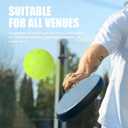 Pickleballs 4 Pack Indoor Outdoor Balls, 74mm 40-Hole Design for Consistent Play, Durable TPE Material by Rotomolding Process