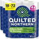 Quilted Northern Ultra Soft & Strong Toilet Paper, 18 Mega Rolls = 72 Regular Rolls, 5X Stronger*, Premium Soft Toilet Tissue