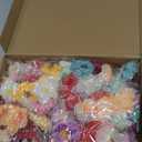 210 Pcs Mini Silk Flower Heads Small Fake Rose Daisy Faux Flowers Bulk for Crafts Artificial Loose Fabric Flowers Heads Sunflower Bulk for Wedding Hair Cap Dresses Decorations (Bright Pink Mixed)