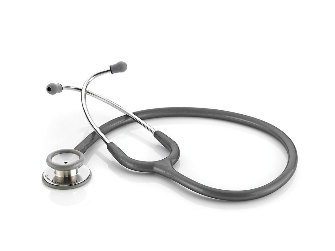 ADC - 603MG Adscope 603 Premium Stainless Steel Clinician Stethoscope with Tunable AFD Technology,, Metallic Gray