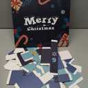 Christmas Advent Calendar 2025, Empty Advent Calendar to Till Yourself, 24 Days Christmas Countdown Box, Reusable Empty Gifts Boxes, Xmas Gifts for Boys Girls Teens Adults (Blue)