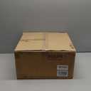 WUZUPS Chandelier Rustic Farmhouse Industrial Round Ceiling Pendant LED Light Fixture with Clear Glass Shades for Dining Room Kitchen Island Foyer Entryway, H 17" x W 13.4", E26 Base, Gold