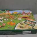 FRUSE Farm Sensory Bin Toys with Play Sand Kit & Tractor for Toddlers 3-8, Large