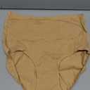 wirarpa Women's Underwear Cotton Super High Waisted Briefs Stretch Full Coverage Panties 4 Pack (Large, Beige)