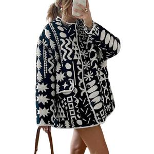 Women's Quilted Jacket Lightweight Floral Print Padded Puffer Jacket Coat Winter Vintage Button Down Cardigan Outwear