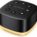 Meditation White Noise Sound Machine 30 Soothing Sounds with 32 Volume Control 12 Night Light 5 Timers Portable Sleep Machine for Travel Powered by AC or USB Sleep Therapy for Baby Kids Adults (Black)