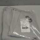 NICETOWN Silver Grey Thermal Insulated Grommet Blackout Curtains, Kids Window Drape Panel for Nursery, Privacy Short Curtains (2 Panels, W42 x L63 -Inch)