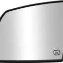 Driver Left Side Mirror Replacement for Toyota Sequoia 2008-2017, for Toyota Tundra 2007 2008 2009 2010 2011 2012 2013 2014 2015 2016 2017 2018 2019 2020 Rear view Mirrors Glass with Heated (Driver Side (Left), Only with Heated)
