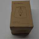 Sand-yellow Velvet Chandelier Lamp Shades Set of 6 Small Clip on Lamp Shade,4 x 6 x 5in, Modern Bell Lamp Shades for Small Table,Desk Lamps,Pendant Lights, Mini Lamps Shades in Hand Crafted - By GO&SO