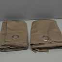 Joydeco Blackout Curtains 108 Inch Length 2 Panels Set, Thermal Insulated Long Curtains& Drapes 2 Burg, Room Darkening Grommet Drapes for Living Room Bedroom Window (W52 x L108 Inch, Khaki)