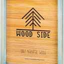 Blue Wooden Picture Frame 11X7 Natural Rustic Solid Wood Thick Borders for Wall Mounting Photo Frames