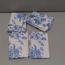 Blue Floral Runner for Table - 14 x 48 Inch - French Country Vintage Linen Table Runners 48 Inches Long for Holiday Kitchen Dining Wedding Home Party Decoraion,Vintage Floral