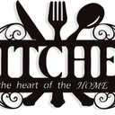 Metal Kitchen Wall Decor,Kitchen Signs Decoraions For Wall,Rustic Kitchen Decor Sign,Country Farmhouse Decoration for Kitchen or Dining Room,13.8x8.8 Inches (Black),BiaGift1126-2