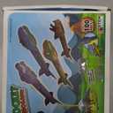 Dinosaur Toy Rocket Launcher for Kids - Launch Up to 100 Ft, 4 Rockets, Outdoor Outside Toys for Kids, Dinosaur Toys, Birthday Gifts for 3 4 5 6 7 8-12 Year Old Boys Girls