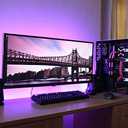 Led Strip Lights Battery Powered RGB 2M 6.56ft Battery Operated Led Battery Lights with 3 Keys Controller Waterproof Battery Led Rope Lights for TV, Bedroom, Mirror, PC, Camping & Home Decoration