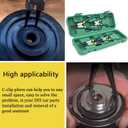 4 PCS Snap Ring Pliers Set, Heavy Duty Circlip Pliers Kit 7 Inch for Snap Ring Removal tool Retaining Straight Bent Lock Ring Pliers Set with Storage Case