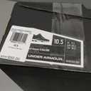 Under Armour Men's Harper 8 Mid RM, (001) Black/Black/Metallic Silver, 10.5, US
