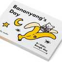 syottoys GBC - Bananyang’s Day Flipbook | Korean Artist Mothfly’s Iconic Character | Double-Sided Storybook with Adorable Graphics 2 Pack