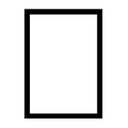 Flat Black 21x29 Picture Frame - Handmade American Flat 1" Wide Engineered Wood Frame for Wall Dcor with Preinstalled Hangers and UV Blocking Plexiglass, 21x29 Frame