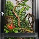 13 Gallon Reptile Enclosure 19"x13"x13" Mesh Chameleon Cage,Superior Ventilation Vertical Screen Tank for Chameleon,Crested Geckos,Leopard Geckos,Bearded Dragon,Lizards,Spider,Butterfly