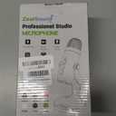 ZealSound USB Microphone,Condenser Computer PC Mic,Plug&Play Gaming Microphones for PS 4&5.Headphone Output&Volume Control,Mic Gain Control,Mute Button Vocal,YouTube Podcast on Mac&Windows(Black)